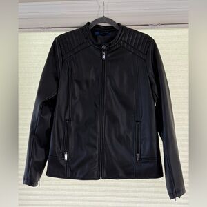 Apt. 9 Black Leather Look Jacket